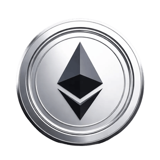 Lebdeći grafički element s kovanicom Ethereum (ETH)