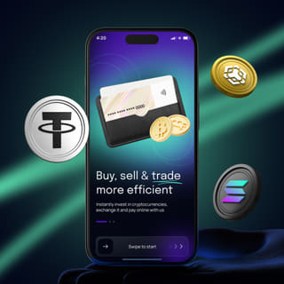 Mobilni uređaj s prikazom trgovinske platforme Modri Vrijedost